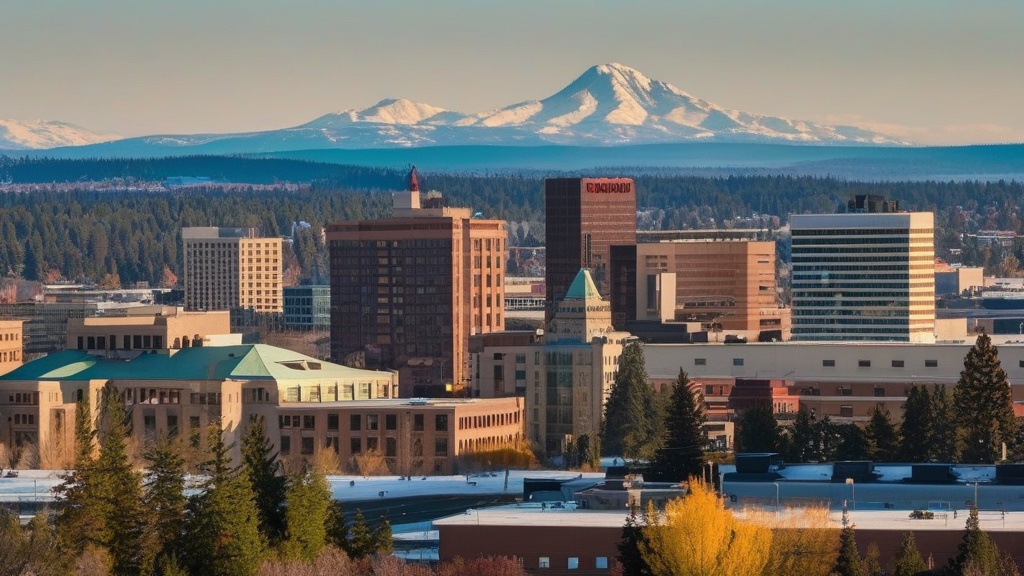 Beautiful hardwood floors in Spokane home